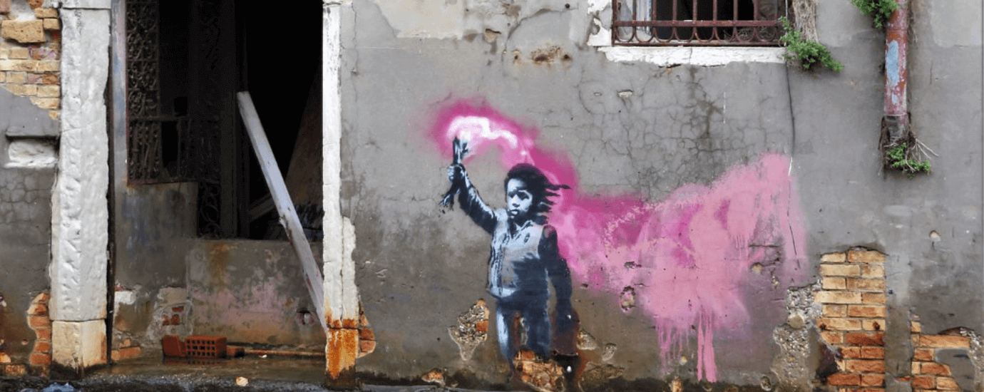 banksy street art artiste engagé